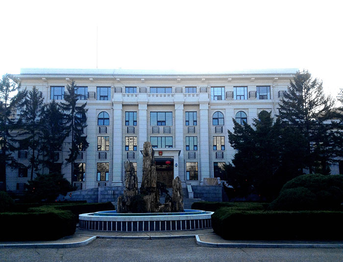 中國駐朝鮮大使館辦公樓改造